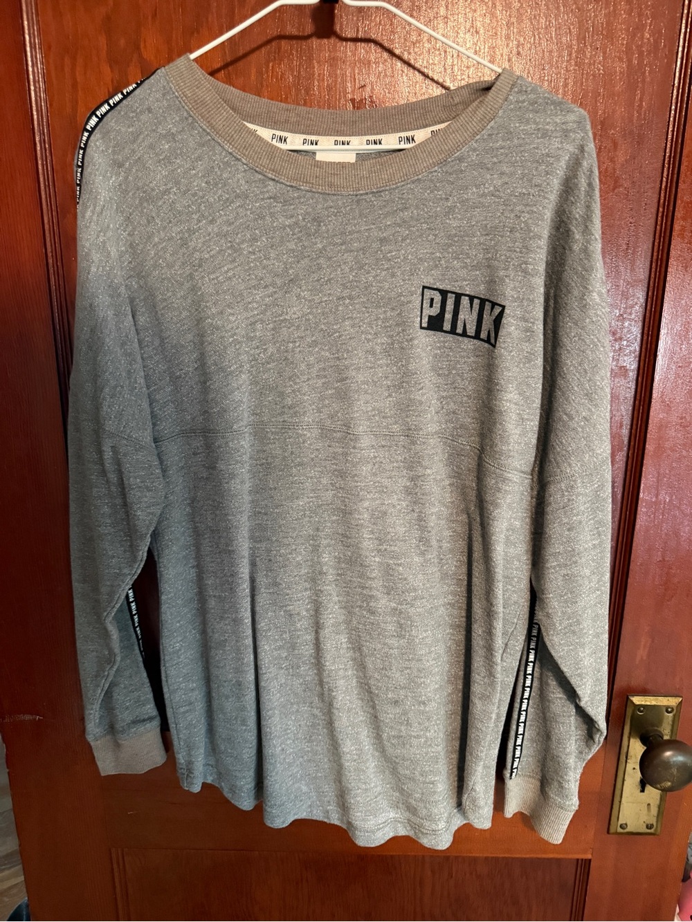PINK Victoria's Secret Heather Gray Girls' Pullover Sweatshirt
